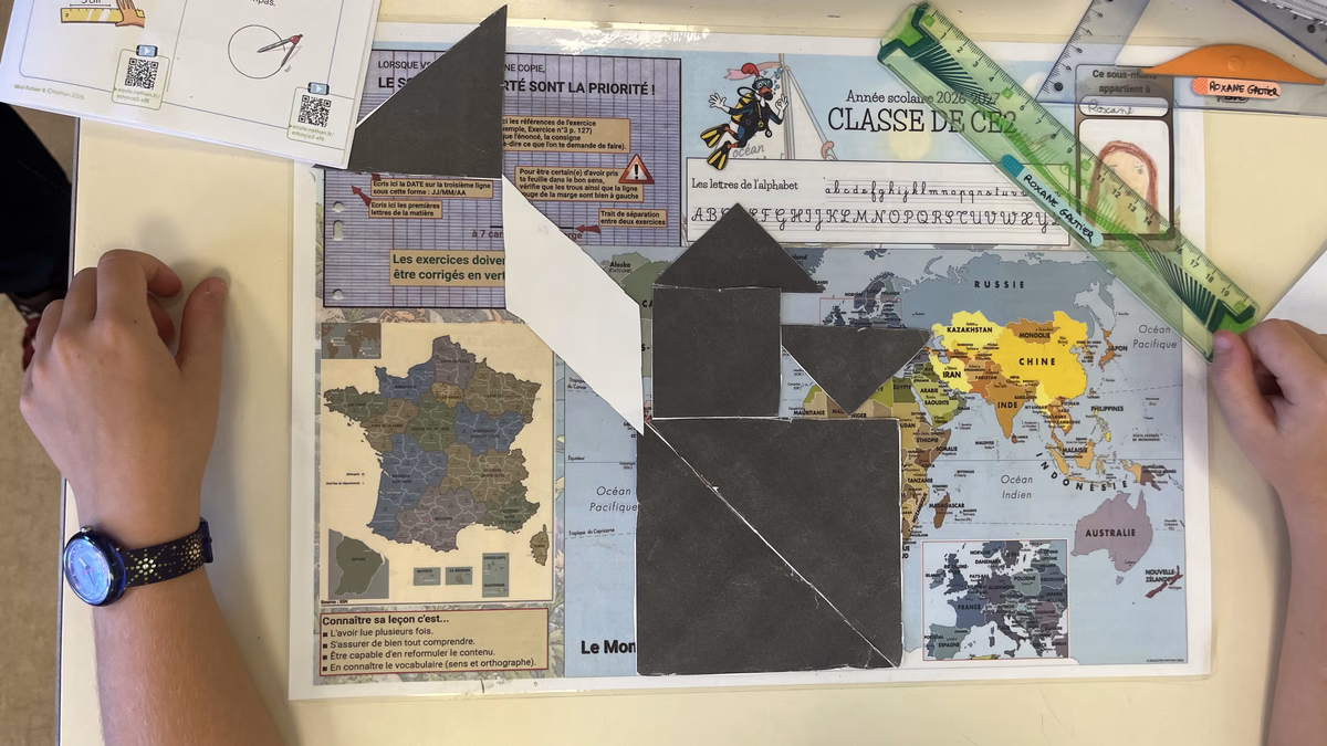 Le Tangram en CE2 - Ecole Jeanne d'Arc - Pacy-sur-Eure